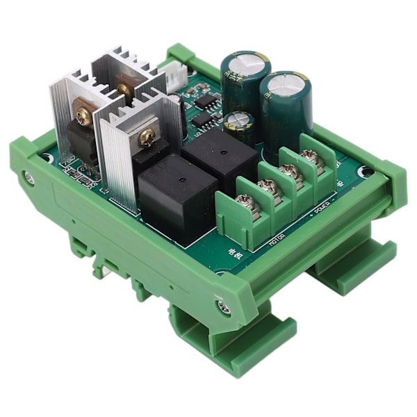 Tehokas moottorin ohjaimen säädinmoduuli PWM DC moottorin nopeudensäädin DIN-kiskoasennus DC12‑55V