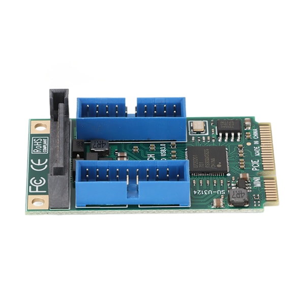 MINI PCI E - USB3.0 -laajennuskortti 5 Gbps lähetys 19 20PIN erittäin yhteensopiva PCIe-laajennuskortti tietokoneille