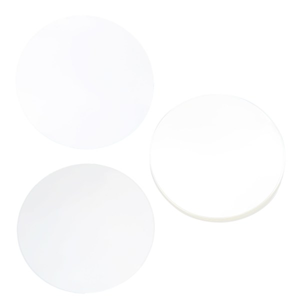 100 stk. badgefilm i PVC-materiale, mønsterbeskyttelse, bred anvendelse, transparent badgebeskyttelsesfilm 32MM