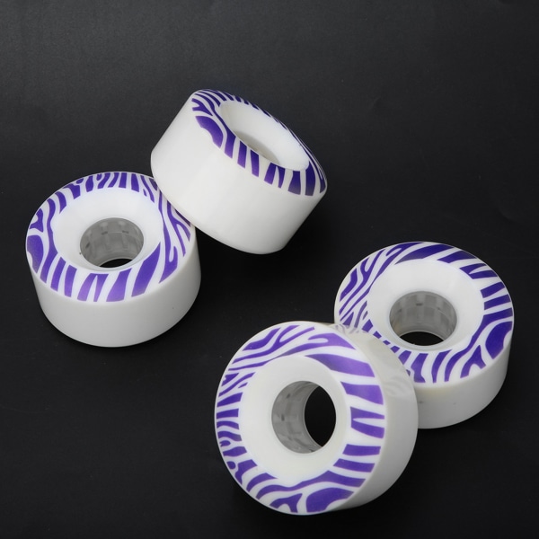 4st 55x33 mm PU dubbelt varvad skateboard Skate Skating Wheels Brush Street 85A MS2406