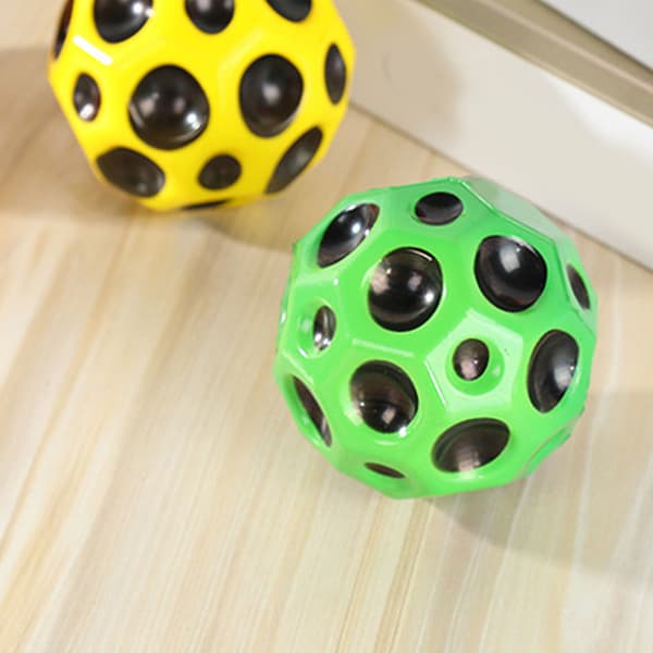 Elastisk studsande rymdboll Förälder Barn Interaktiv Hand Öga Koordination Sport Träning Studsande Skumboll 66mm Grön