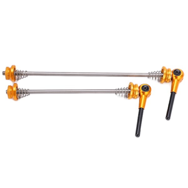 2 st Trainer Skewer Spara ansträngning Lättvikt Hög styrka Anti-skid Snabbkoppling Lås Skewers för Road Folding CarGold