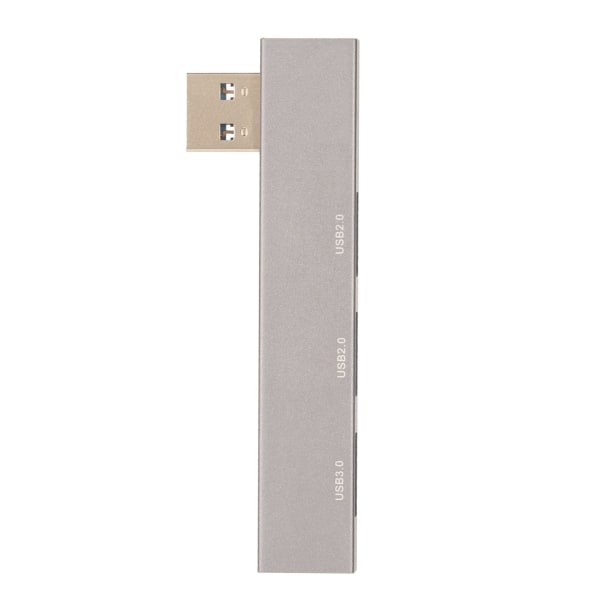 USB3.0-keskitin Mini 3 in 1 1xUSB3.0 2xUSB2.0 5Gbps alumiiniseoksesta kannettava nopea USB monitoimikeskitin