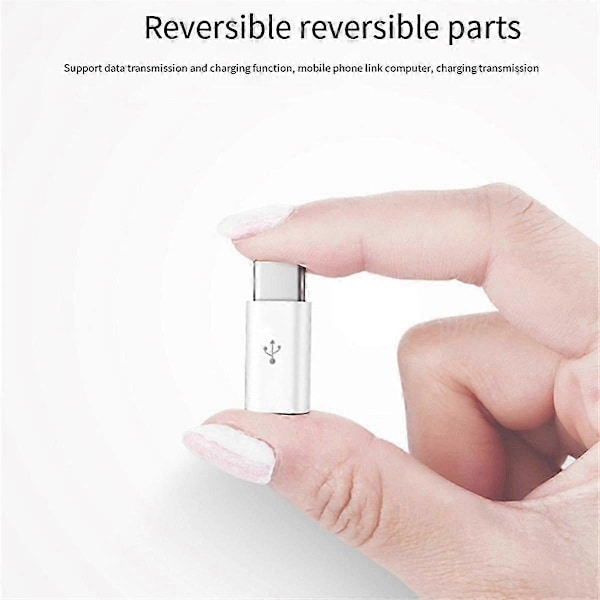 Type-C Konverter Adapter Android Mini till Type-C OTG Konverter Huvud Data Type-C Mini Konverter,
