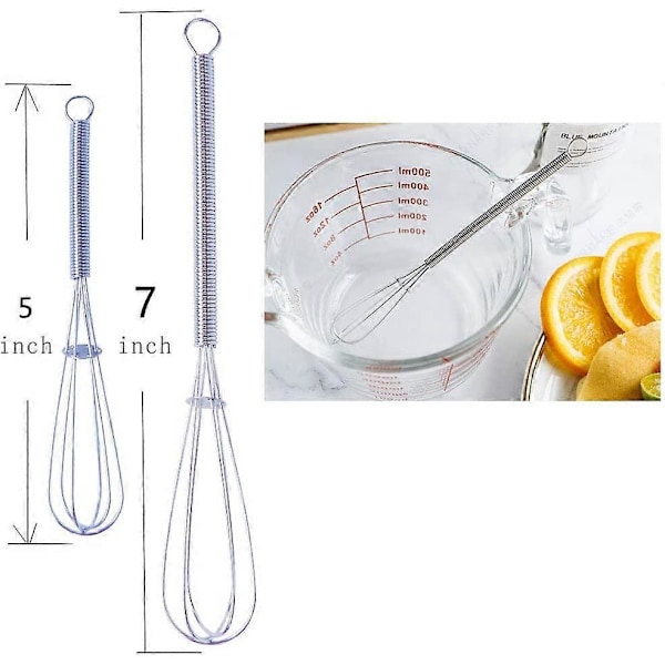 Mini Visp Sett med 2 stk, 12,7 cm og 17,8 cm