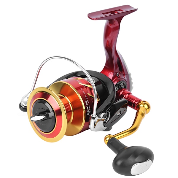 Skieted Spool Spinning Reel Metal Handle Long Shot Rock Fishing Wheel Fishing AccessoryCS7000