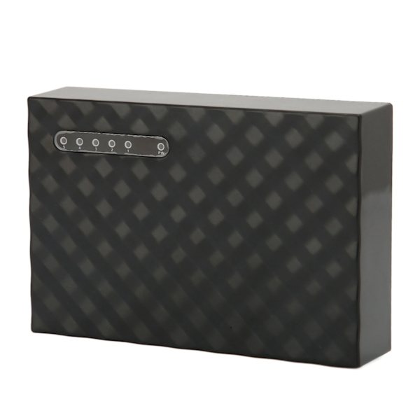 Netværksswitch 1000M 5 Port Selvtilpassende LED Panel Computer Gigabit Ethernet Netværksswitch 100‑240V EU Stik
