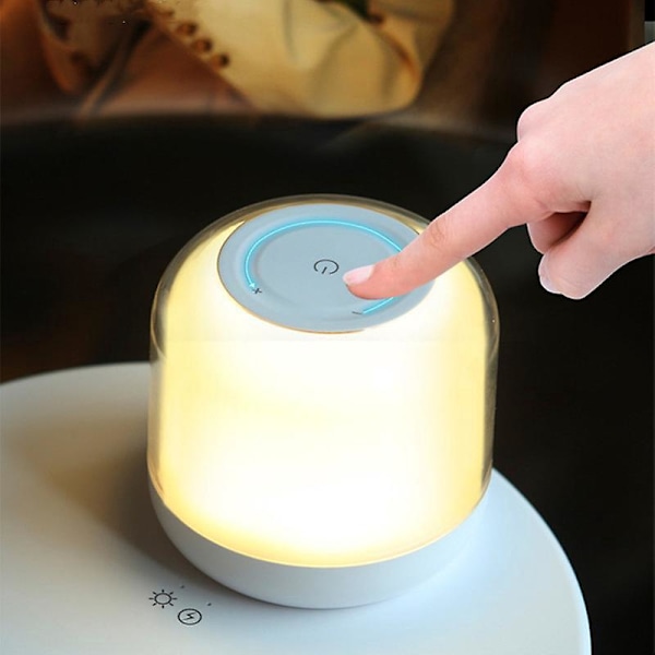 Trådløs lader nattlys - 15W, RGB, Kompakt design