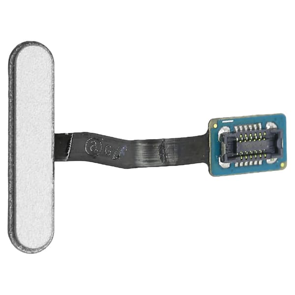 Hemknappskabel Telefon Fingeravtryck Touch Identifiering Flexkabel för S10E G970 ErsättningSilver