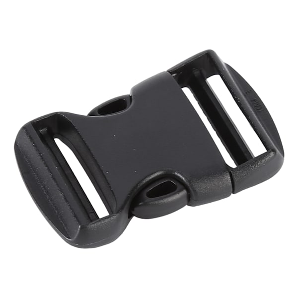 5 Styck Snabbspänne Plast Dubbla Justerbara Spännen Spännen Byte DIY Craft för ryggsäck Svart För 32 mm Bredd rem