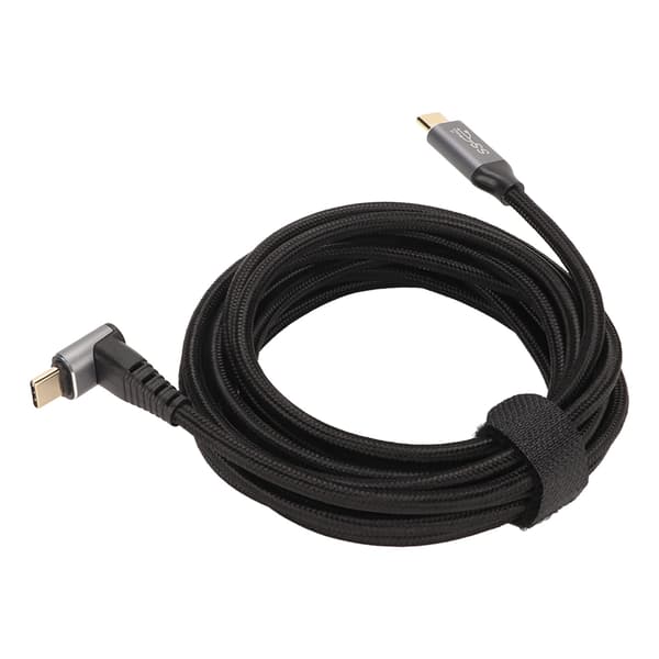 90 graders USB C-kabel 4K 60Hz stöder PD100W Typ C 3.1 Gen2 Fullfunktion USB C snabbladdningskabel för Steam Deck 300cm/118.1in