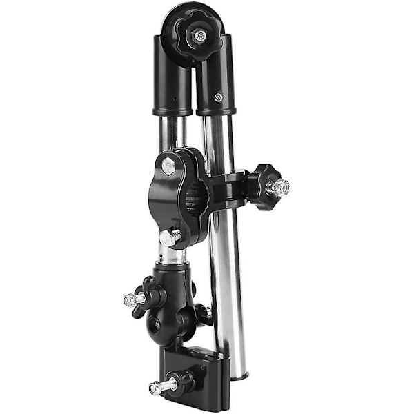 Parykholder til Barnevogn, 360° Justerbar Cykel Paryk Stræk Mount Stand Holder Baby Barnevogn Pram Cykelstol