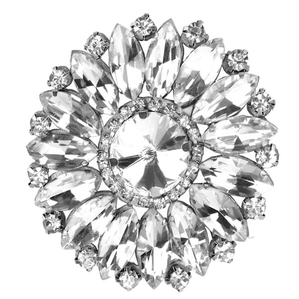 2 st Rhinestone Crystal Applique Sy On Faux Pearl Patch för Kläder Skoväska (#1)