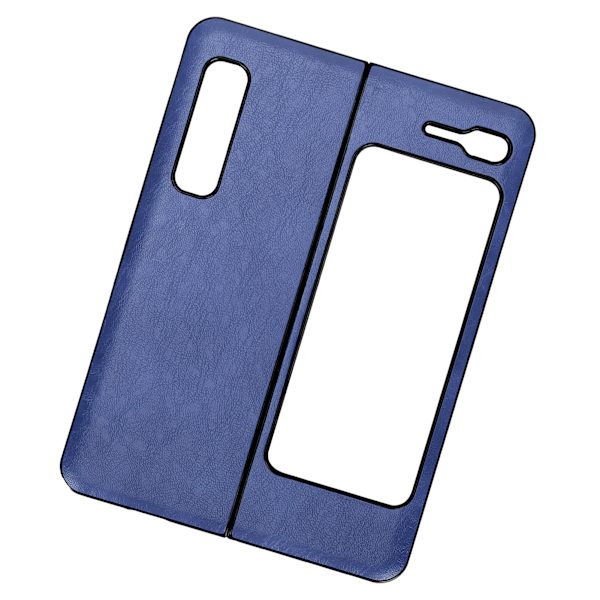 Mobilt läderfodral AntiScratch telefonskyddsskal för Samsung Galaxy Z Fold 1 W20 (Blå)