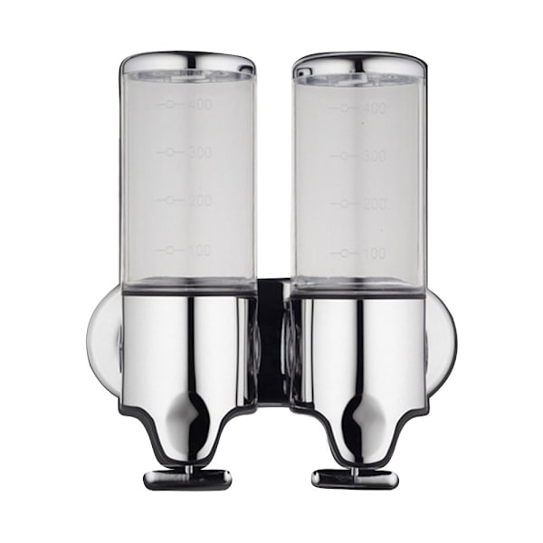 Sæbedispenser Transparent Design Rustfri Multifunktion Ergonomisk Sæbedispenser til Håndsprit Shampoo Sæbe Brusegel