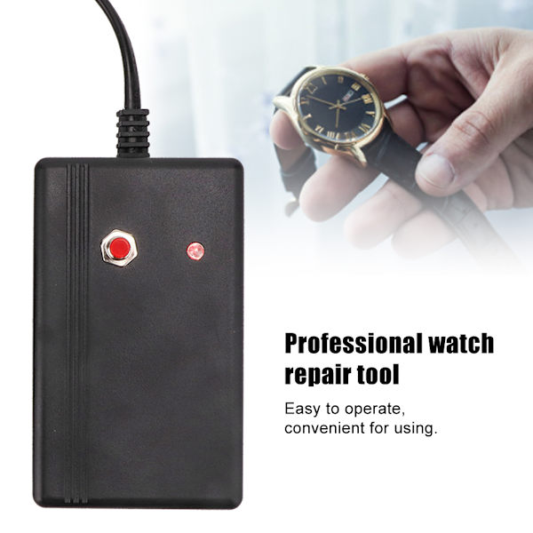 Professionelt mekanisk ur Demagnetizer Afgaussing Time Korrekt reparationsværktøj EU-stik 220V