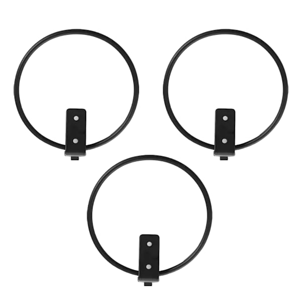 3 kpl 6 tuuman kukkaruukun pidikerenkaan seinään kiinnitettävä metalliamppeli sisä- ja ulkokäyttöön