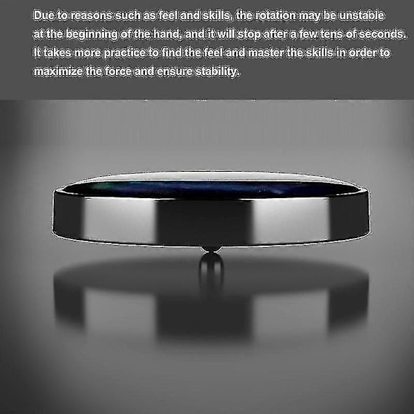 Skrivbordsgyro Mezmocoin Fickleksak Färgglad Ljus Galaxy Stjärna Rostfritt Stål Roterande Gyro Fingertopps Anti Stress Leksaker Barn Present Zekai C