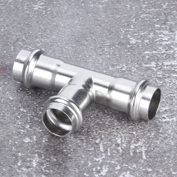 G1/2 DN15 304 Rustfritt Stål Slange Rett T-kobling Adapter Vannrørfittings