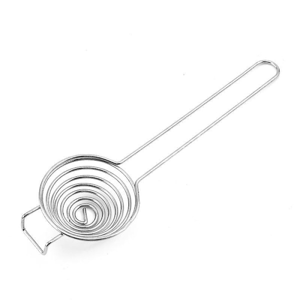 Eggverktøy Eggdelere i rustfritt stål Spiral Eggplommeseparator Trygge Praktiske Håndeggverktøy Kjøkkenredskaper Kjøkkenverktøy 1 stk