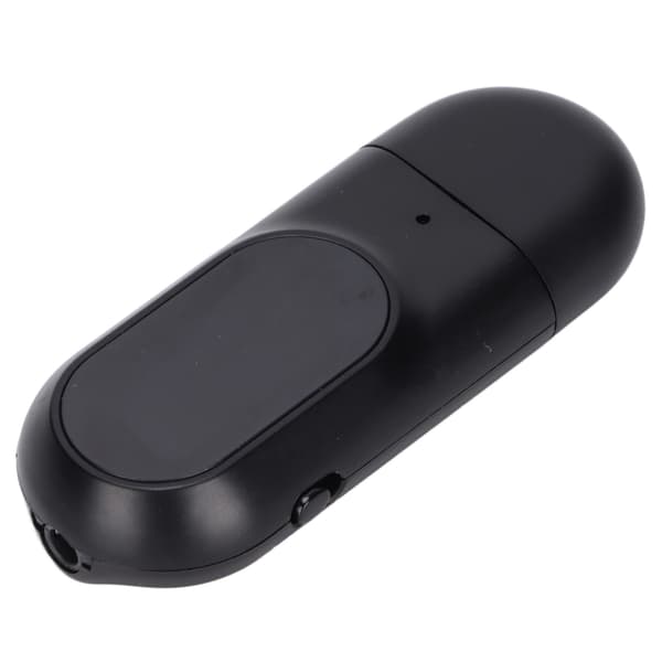 Trådløs Bluetooth-lydadapter Dobbeltsignal Bluetooth 5.0 lydmottakeradapter med LCD-skjerm for bil