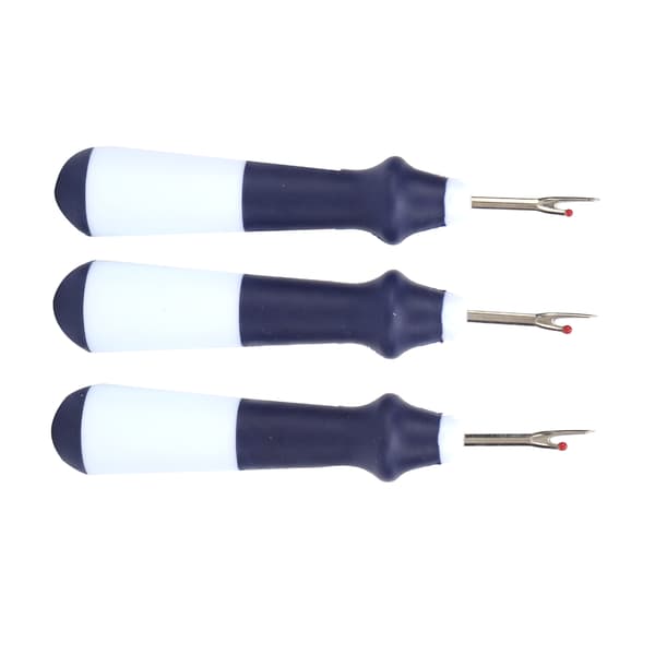 3 stk. opsprætter holdbare ergonomiske håndtag i rustfrit stål til fjernelse af tråd til syning, håndarbejde og broderi