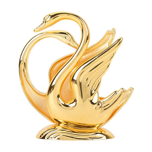 Svane Servietholder Gyldent Svan Design Rustfrit Legering Elegant Stil Metal Servietholder til Serviet Bar Hotel