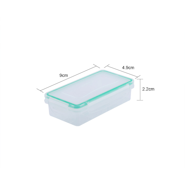 2 stk Slidstærkt plastiketui Vandtæt 18650 batteriholder opbevaringsboks