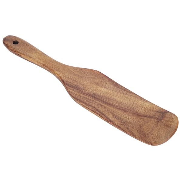 Teak Spatel Hushållsträ Stekspade Hem Kök Matlagningsredskap 27,5x5,5cm