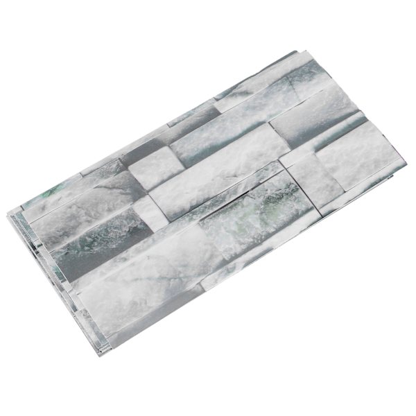 12 kpl PVC-laattatarra Vedenpitävä itseliimautuva kylpyhuoneen keittiön olohuoneen sisustuksen lattiatarra (KIT042)