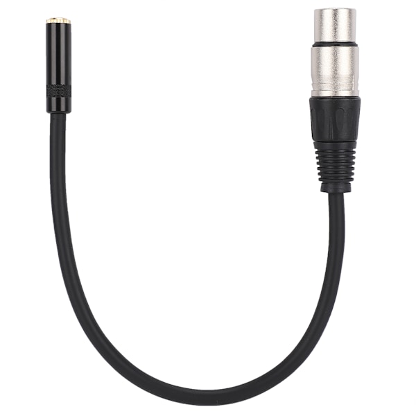3,5 MM hunn til XLR hunn sinklegering 3,5 MM grensesnitt lydadapterkabel patchkabel