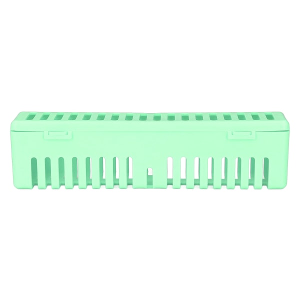 Hammaslääketieteellisten instrumenttien autoklaavilaatikko muovinen hammaslääketieteen välineen puhdistussäiliö Vihreä