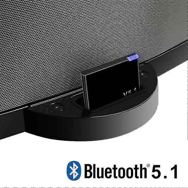30-stifts Bluetooth-mottagare Trådlös Dockningsadapter kompatibel med Ipod Iphone Bose Sound Dock-B17