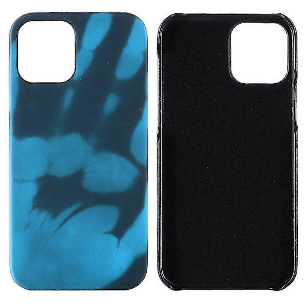 Stødsikkert telefoncover til iPhone 11 12 Pro Max Xs Xr 8 Plus - Fysisk termisk sensor cover Sort til Blå 7 eller 8 Plus
