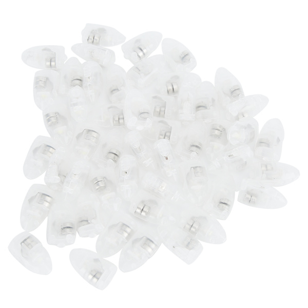 100 stk. Innovative ballonform lys LED lysende lampe til hjem, fest, bryllupsdekoration, hvid