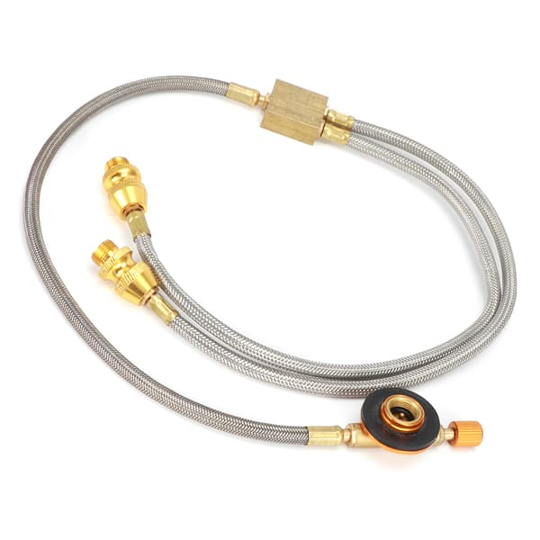G1/8 DN6 brenneradapter slange utendørs slangeadapter for dobbel campingovn (RT‑912A)