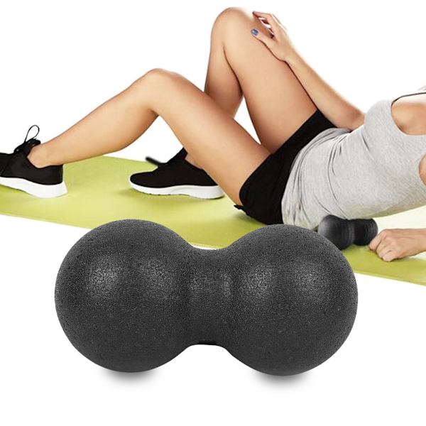 24x12cm Sports Massager Fitness Yoga Ball Massage Acupuncture Points Massaging Equipmentblack