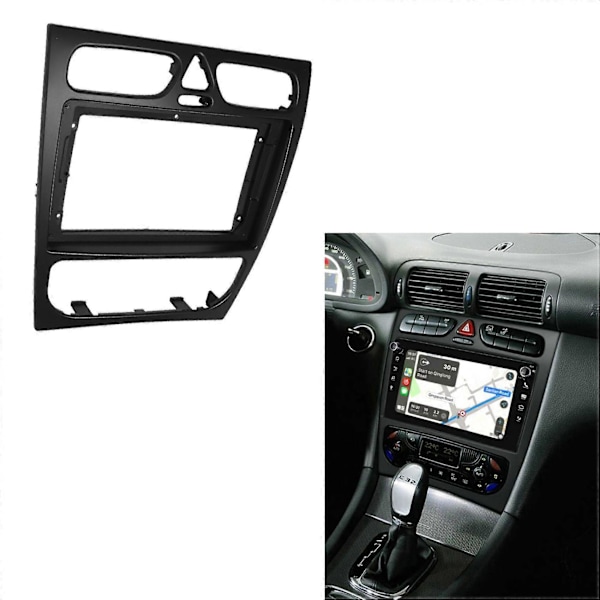 Bilradio Fascia för C CLASS W203 02-04 DVD Stereo Ramplatta