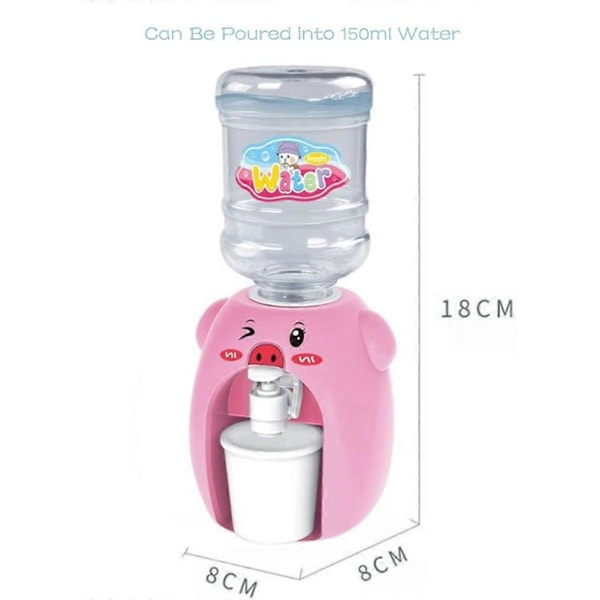 Mini Drikkefontene Morsomme Leker Barnas Lekehus Spill Leker (Rosa)