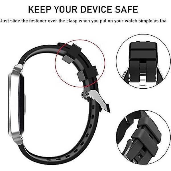 Gummiband Remmar Hållare - 12 st Silikongrepp & Hållarringar