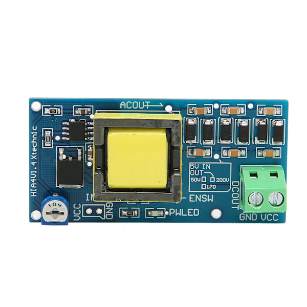 DC Boost Converter Module Inspänning 5V-12V till 350V-1200V Utspänning DC till DC Power Modul Kontinuerlig justerbar