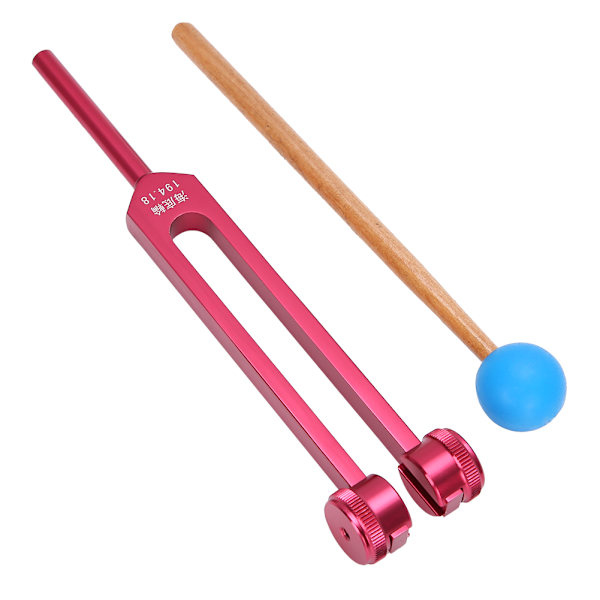 194.18 Stämgaffelljud i aluminiumlegering med hammarljud Healing Therapy Tool Set