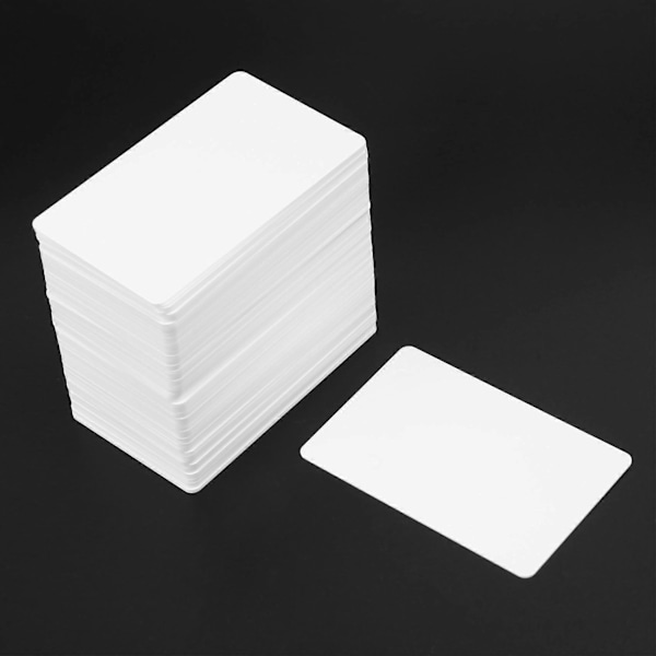 100 Pvc Varmstämpling Dubbelsidig Utskrift Plastkort
