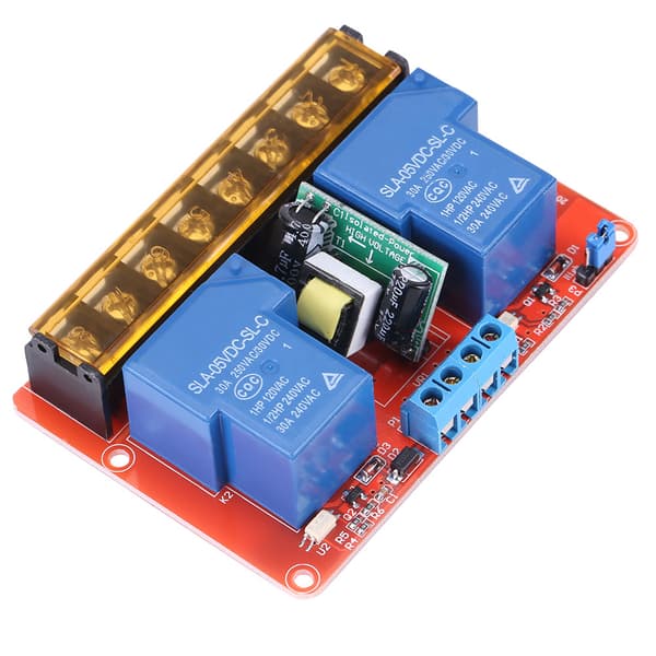 AC100V-250V 30A Høj Effekt 2-Kanals Relæ DC5V Høj Lav Niveau Trigger Switch Modul