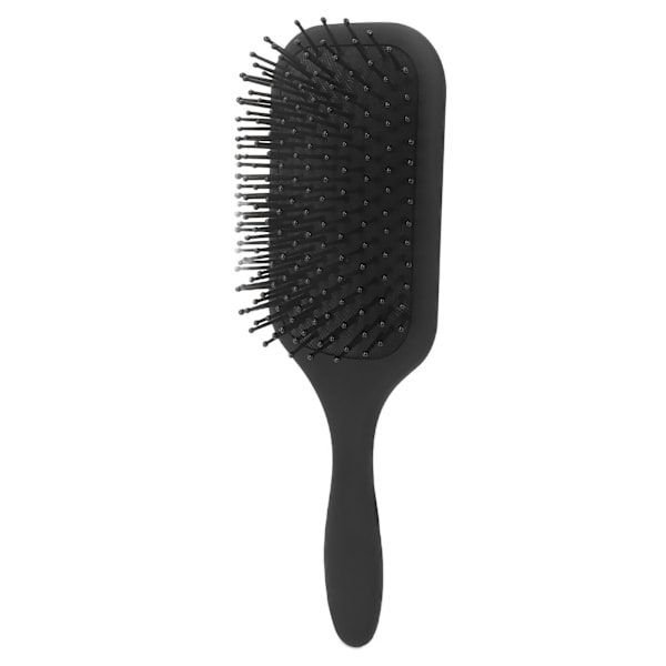 Hårbørste Detangling Styling Massasje Hodebunn Luftpute Kam for krøllete rett hår Svart