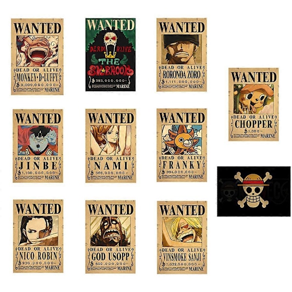 42 X 28.5cm OnePiece HD Målningsaffisch Set Konst Papper A