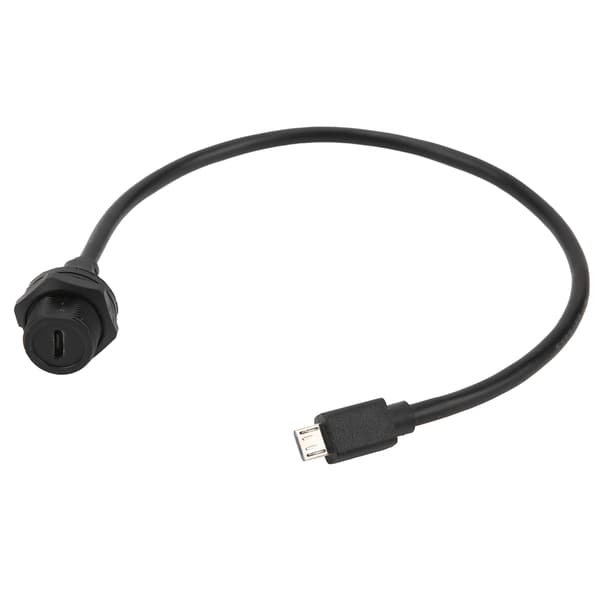 Vedenpitävä USB-liitin IP67 MICRO USB naaras uros kaapelilla E10MCTFF/MCAM (0,3 metriä)