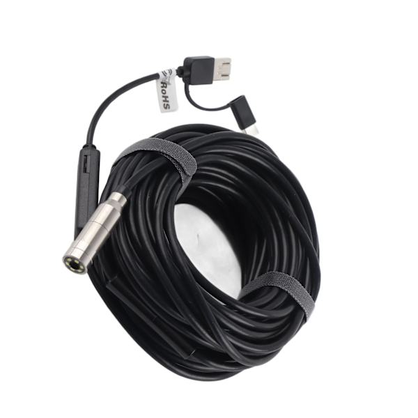 USB‑20M‑8.5HD 3 i 1 5 millioner piksler LED-lys Vanntett endoskopkamera utendørs verktøy