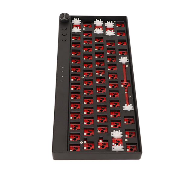 61-tangenters mekaniskt tangentbord DIY-kit RGB-bakgrundsbelysning Switch Hot Swap Custom mekaniskt spelande tangentbordskit Svart