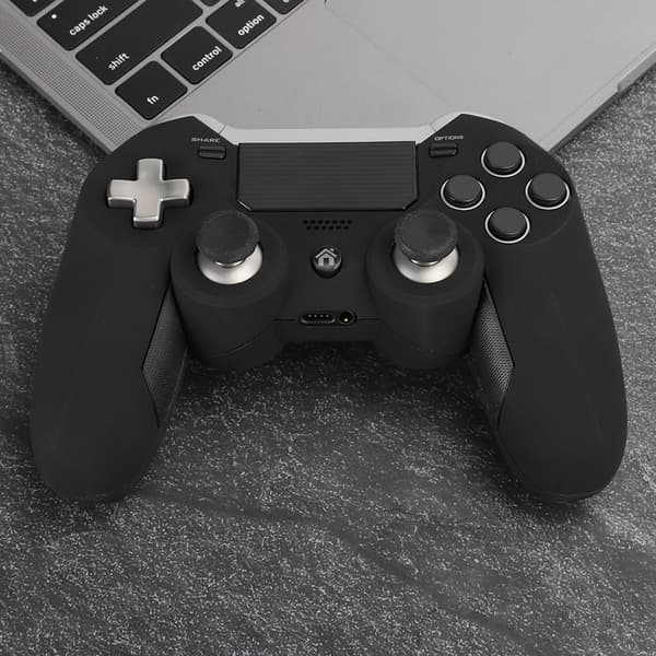 Trådlös Bluetooth-spelkontroll för PS4-spelande PC multifunktionella gamepad-tillbehör